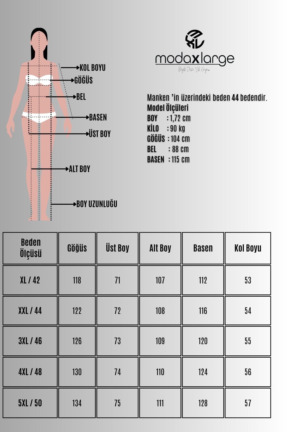 adın Büyük Beden Yarım Fermuar Detaylı Uzun Kollu Eşofman Takımı 8308-27