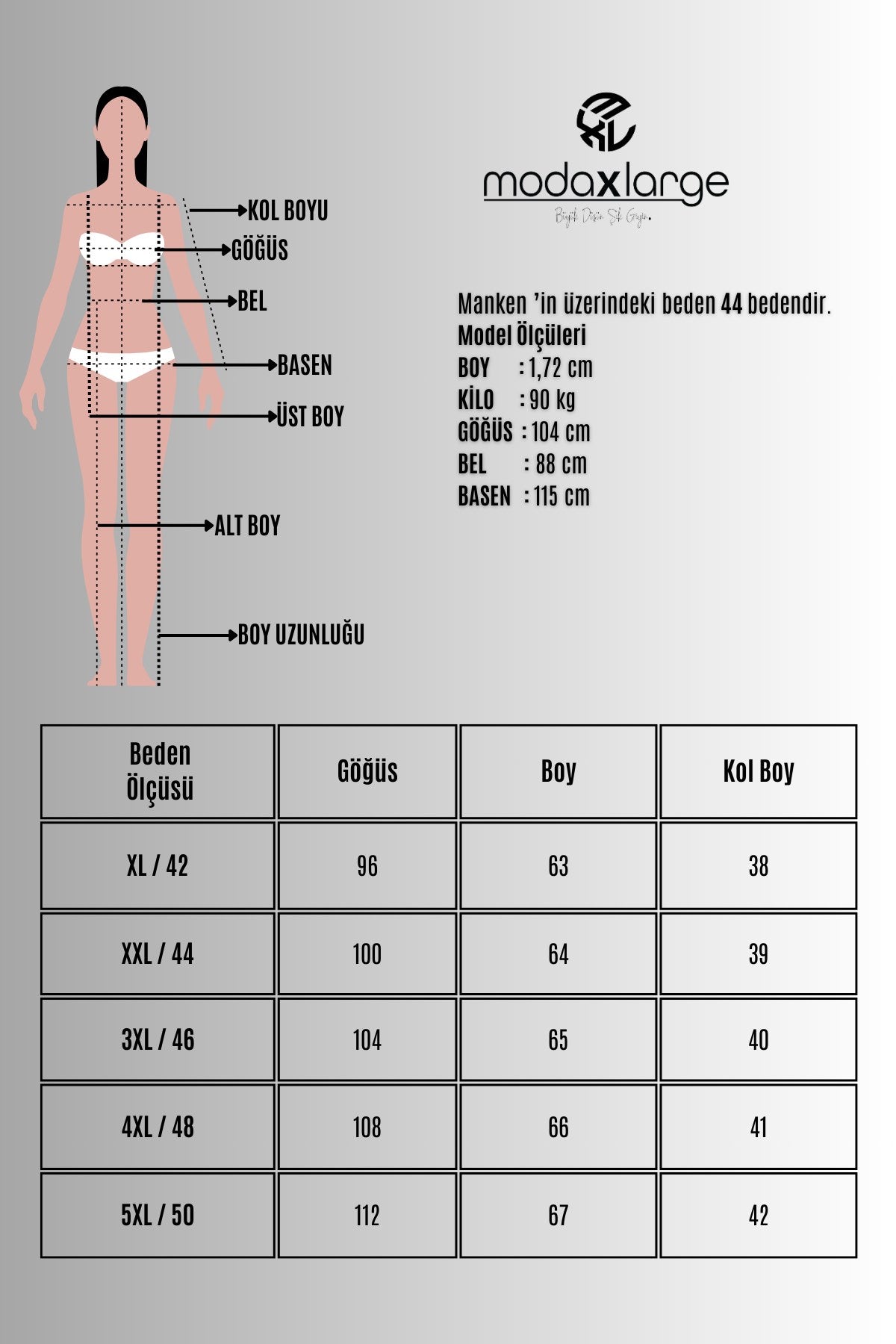 Kadın Büyük Beden Truvakar Kol V Yaka Dantel Detaylı Pamuklu Basic Bluz 2034-26